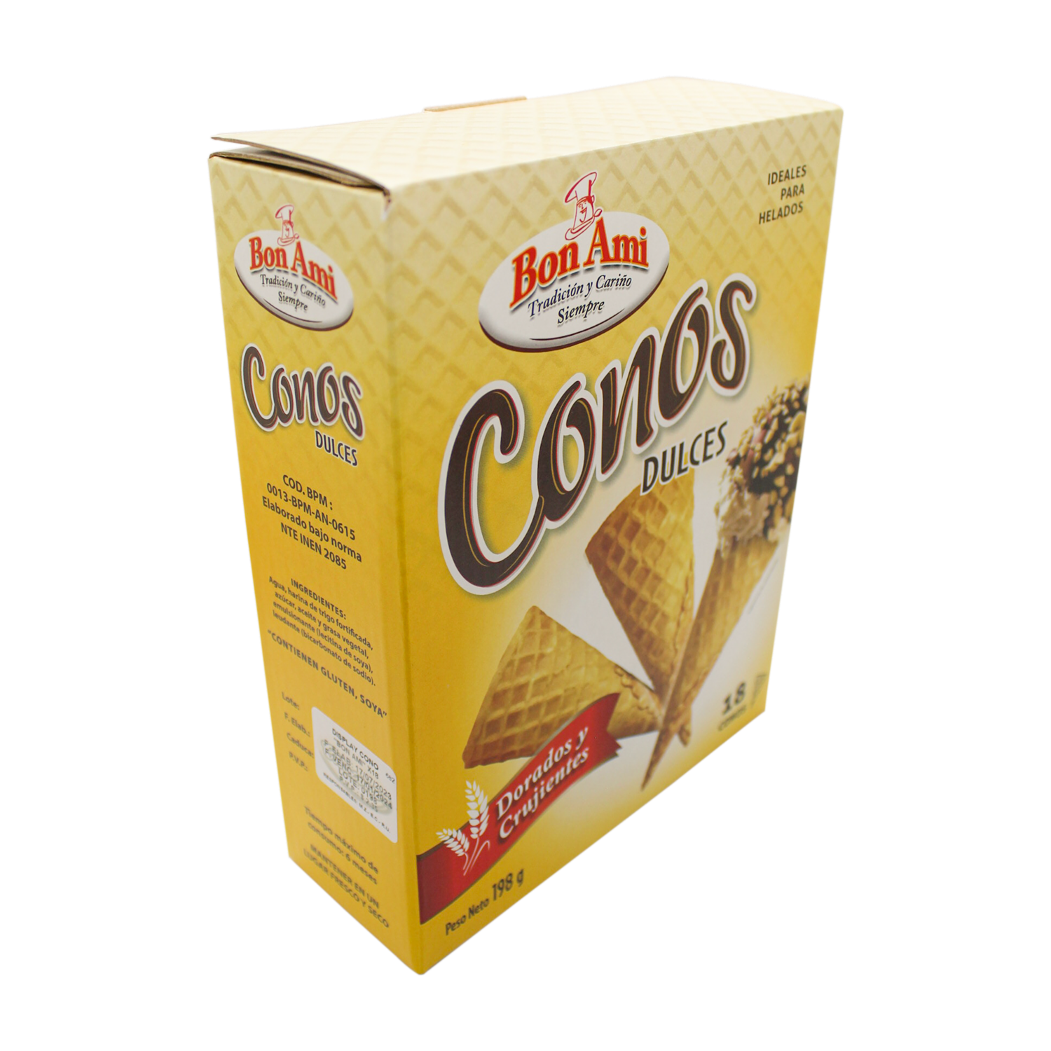 Conos Dulces BON AMI 198 G
