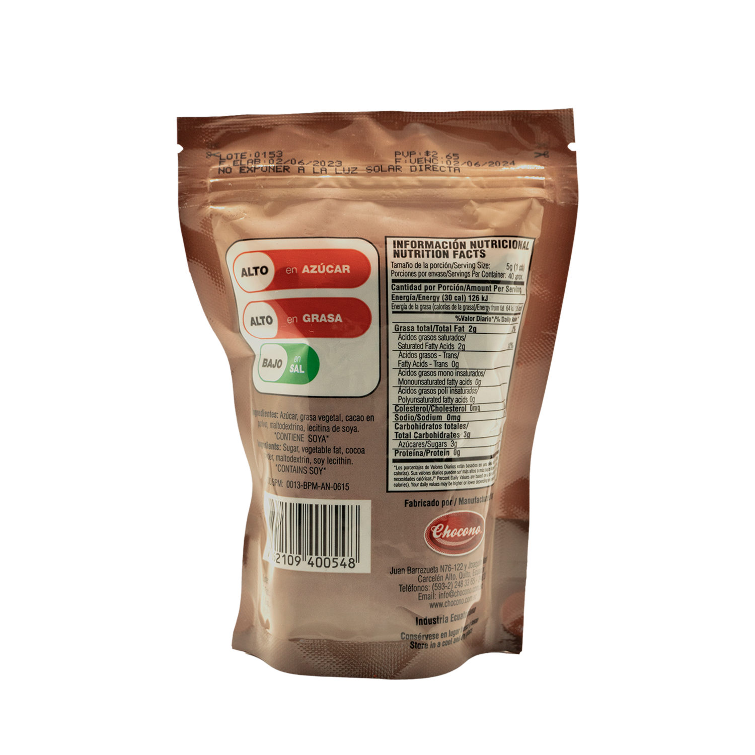 Chips De Chocolate BON AMI 200 G