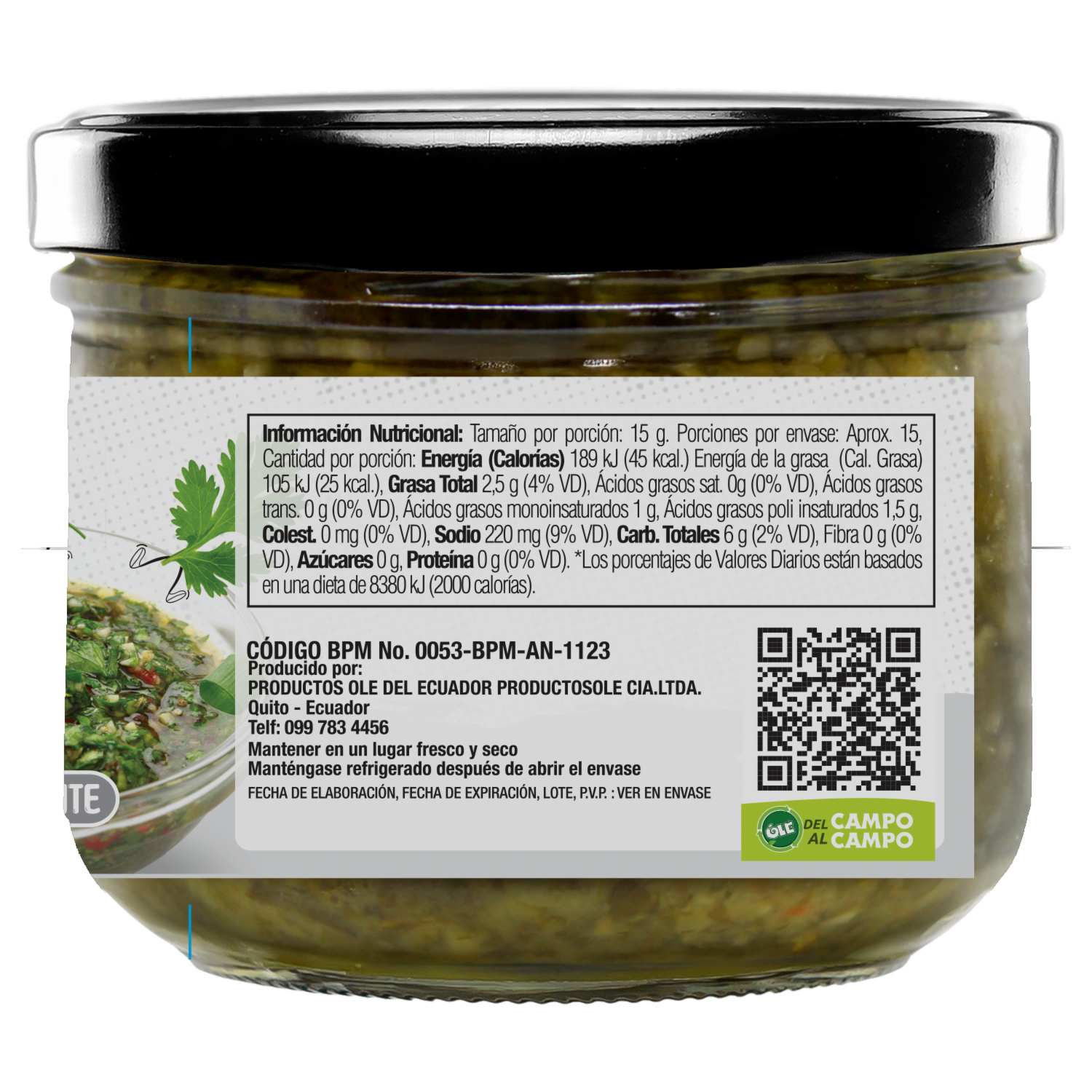Chimichurri Especial OLÉ 230 G