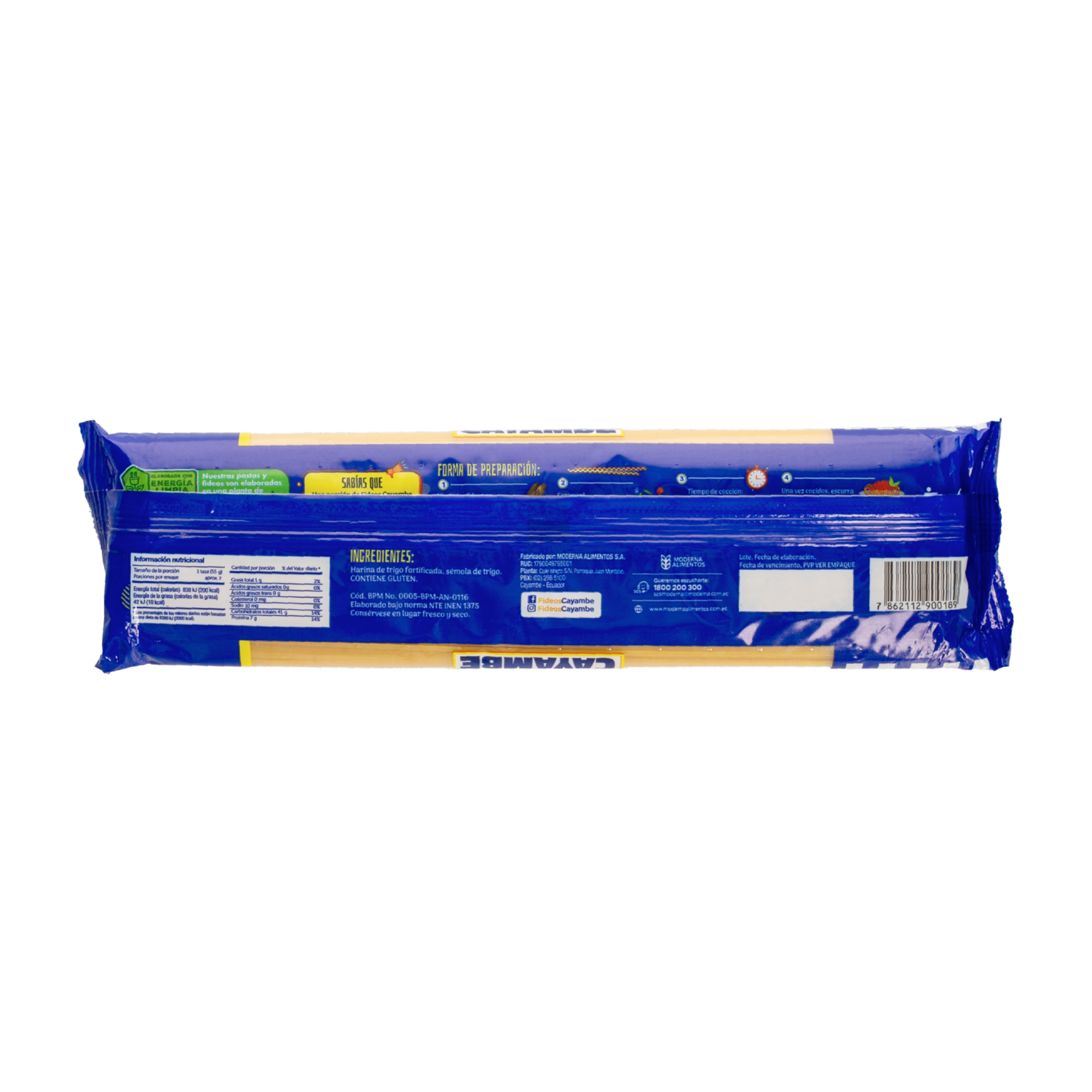 Tallarín De Trigo CAYAMBE Funda