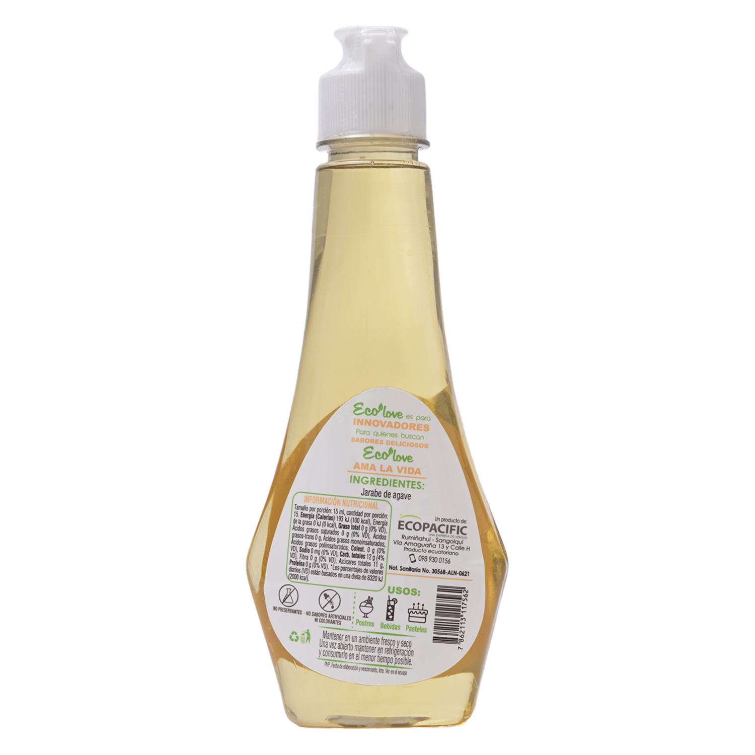 Jarabe De Agave Azul ECOLOVE 230 Ml