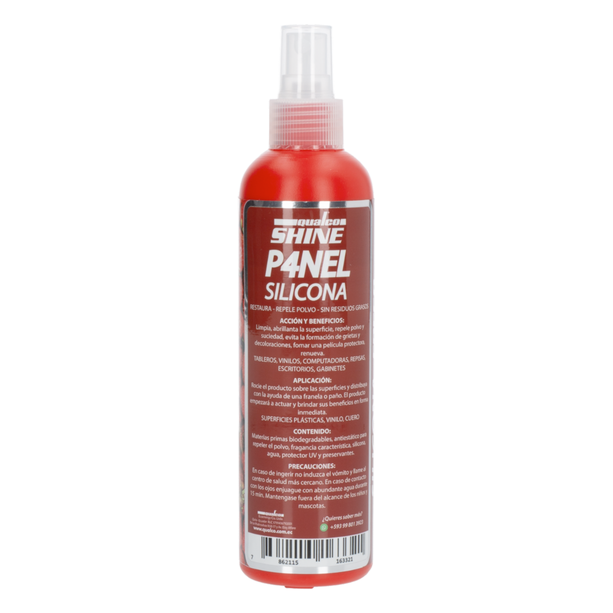 Silicona Para Paneles Fresa QUALCO 250 Ml