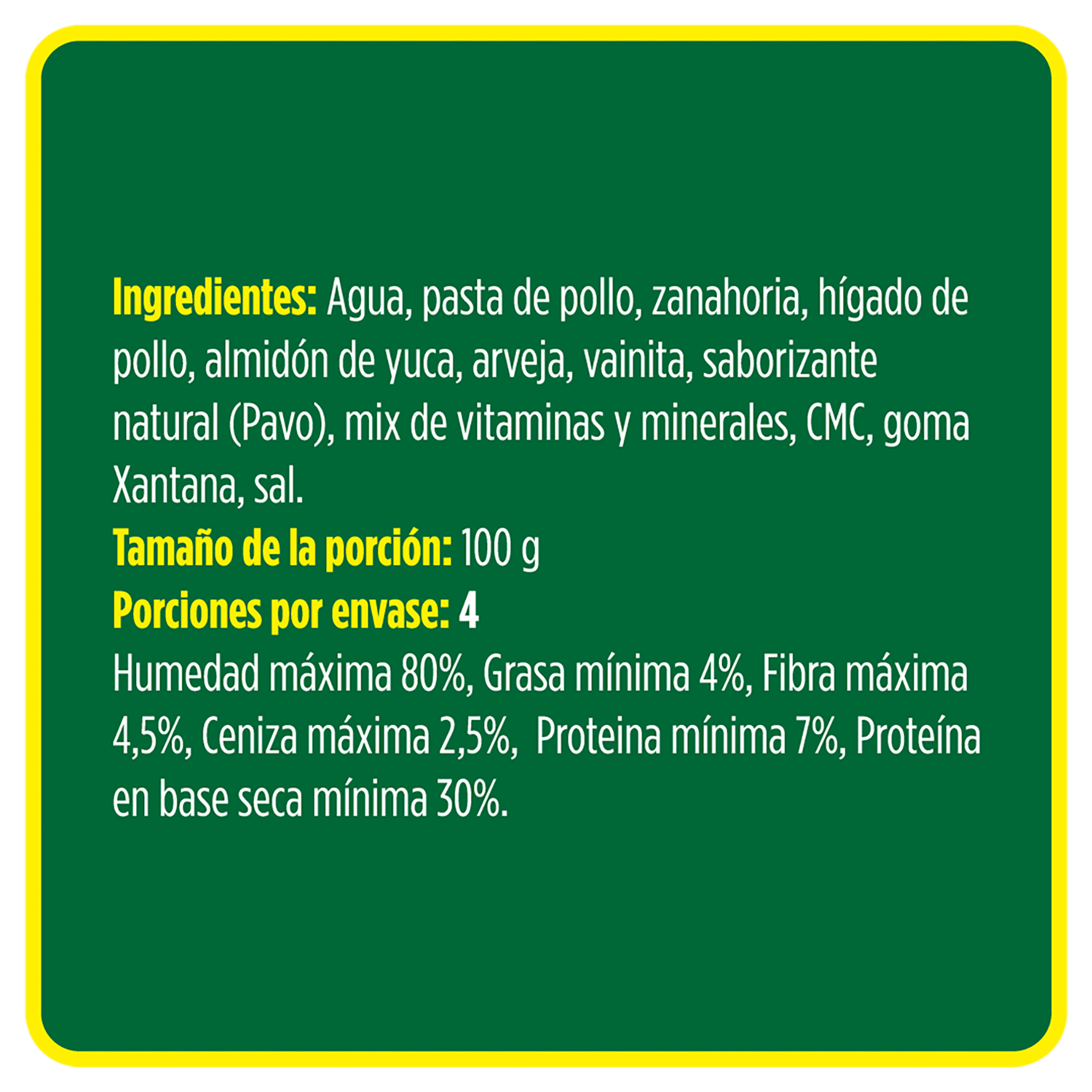 Alimento Húmedo Para Perros Pavo Con Vegetales PURE NATURE 400 G