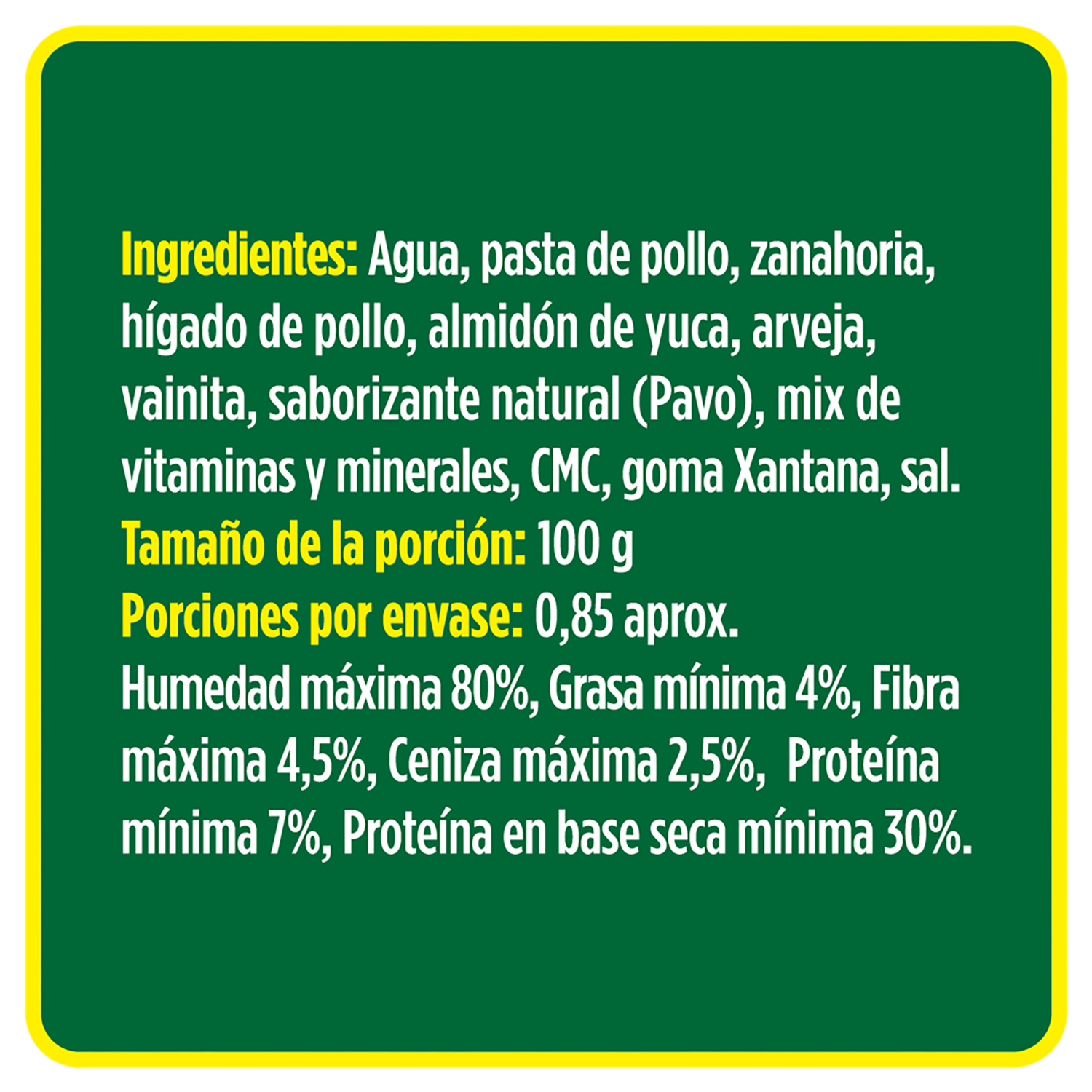 Alimento Húmedo Para Perros Pavo Con Vegetales PURE NATURE 85 G