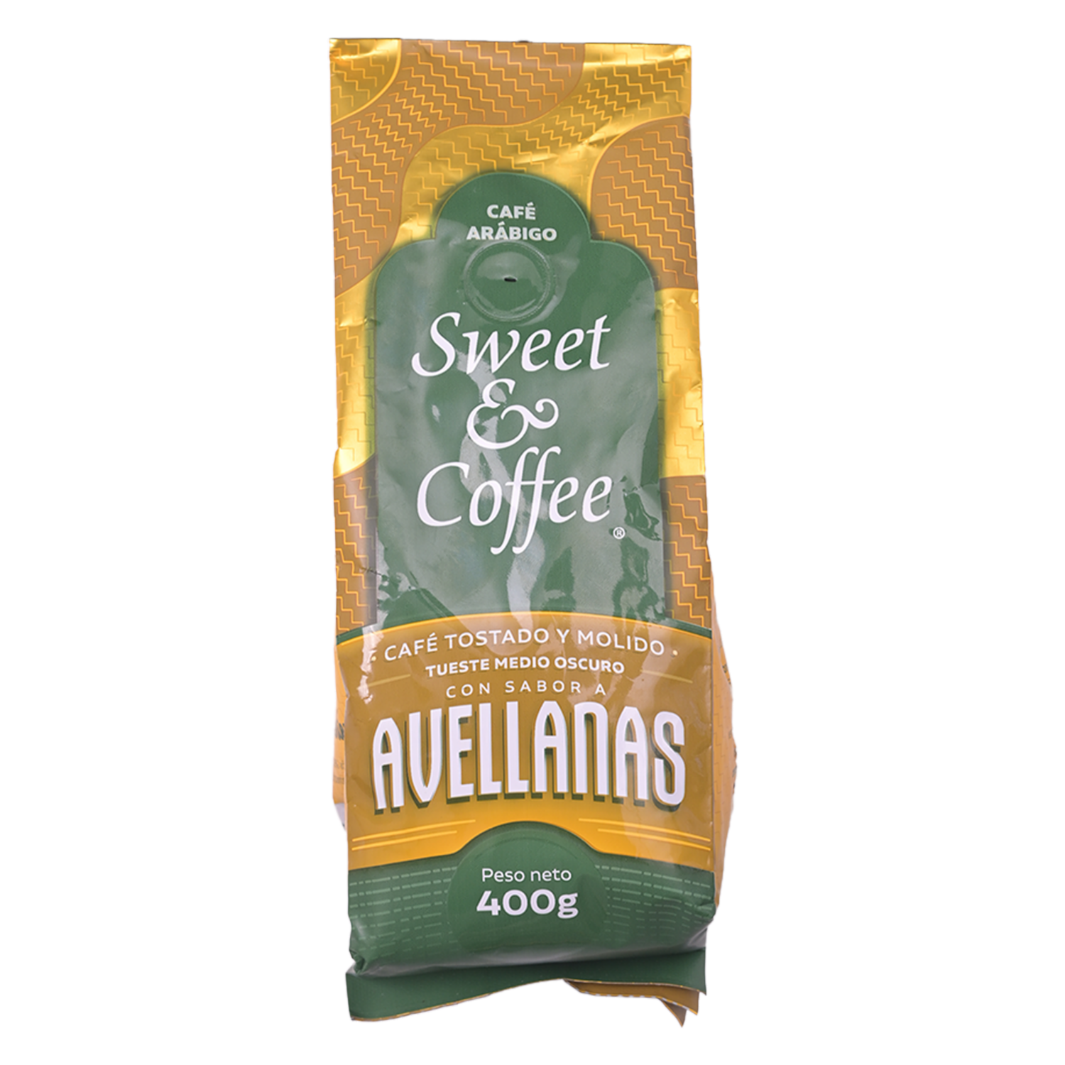 Café Tostado Y Molido Arábigo Avellana SWEET & COFFEE 400 G