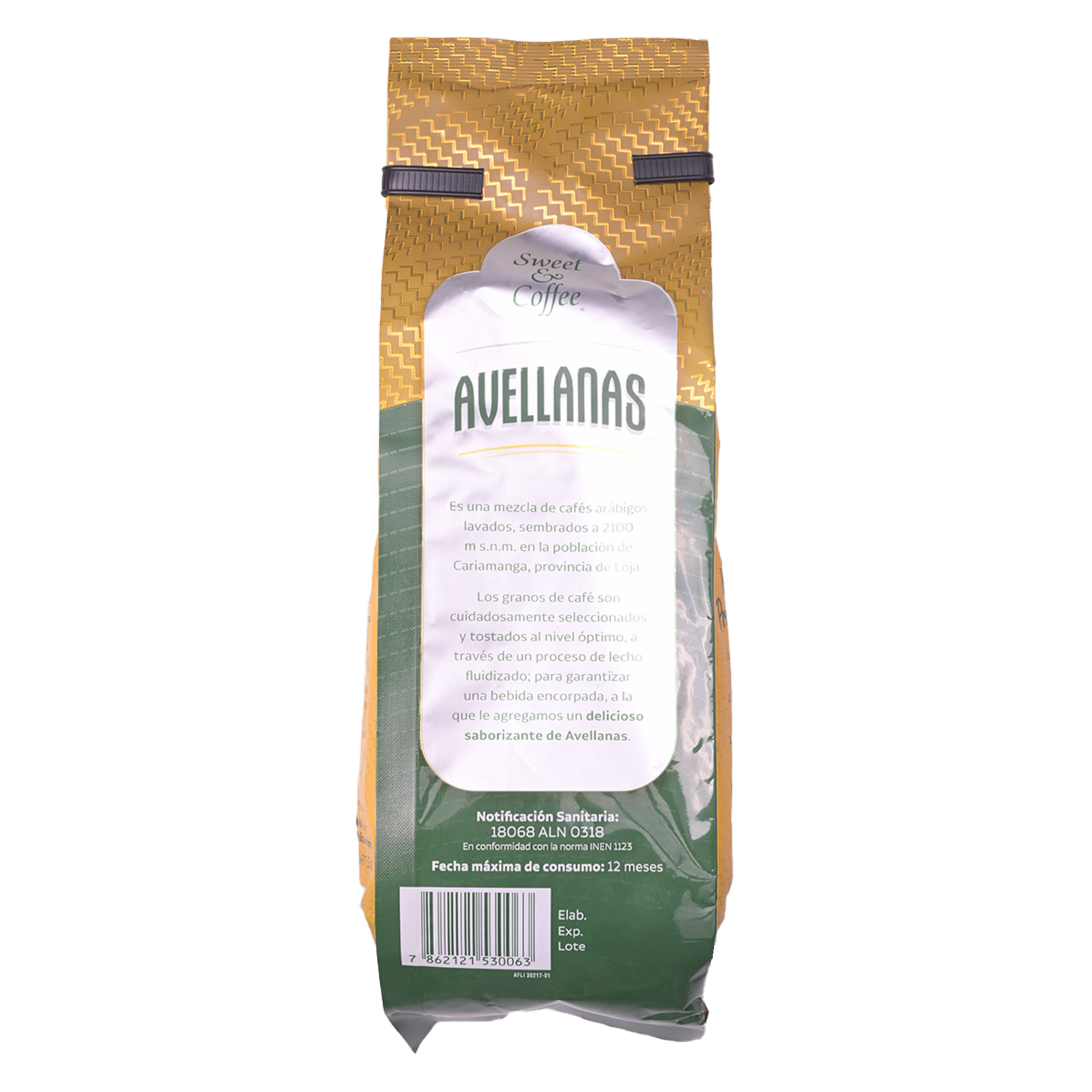 Café Tostado Y Molido Arábigo Avellana SWEET & COFFEE 400 G