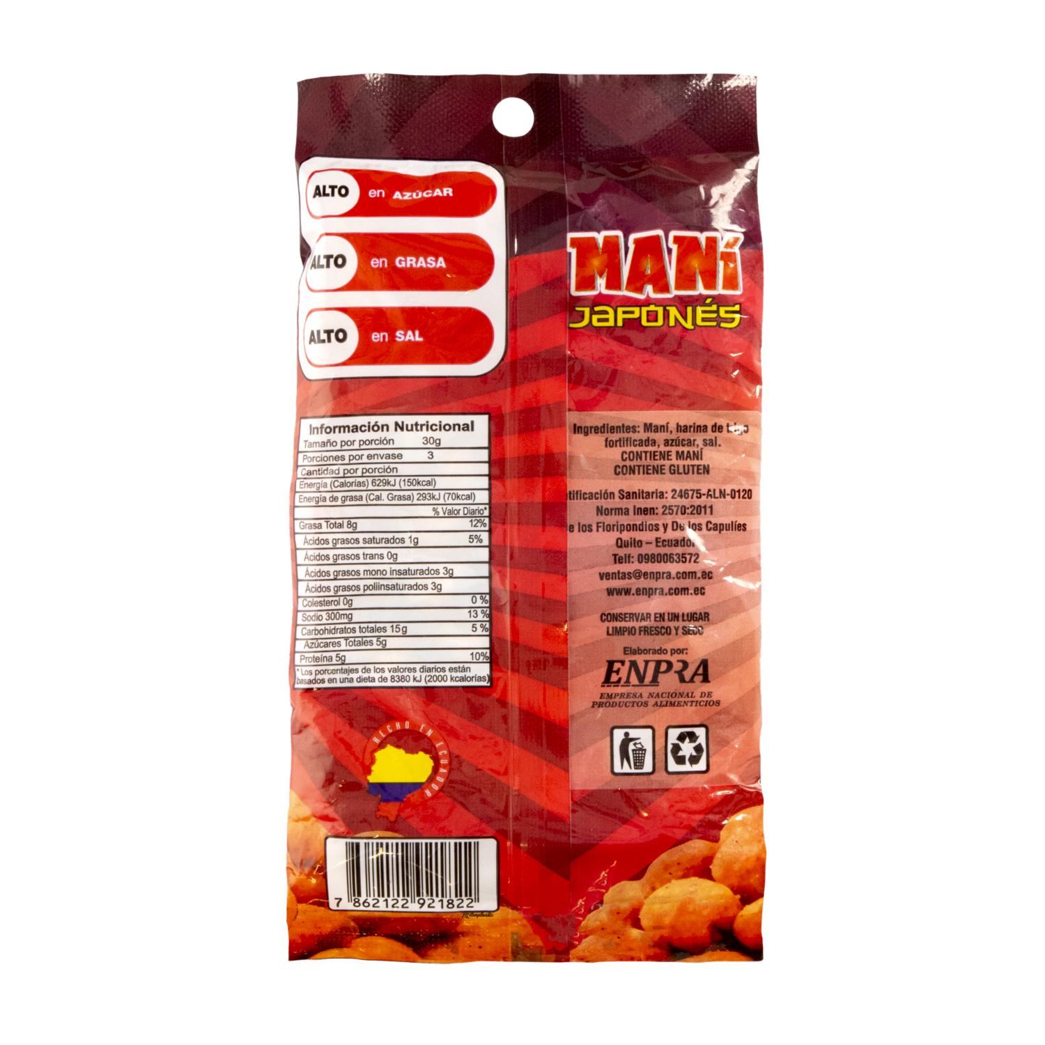 Maní Japones CANDYS JOY 80 G