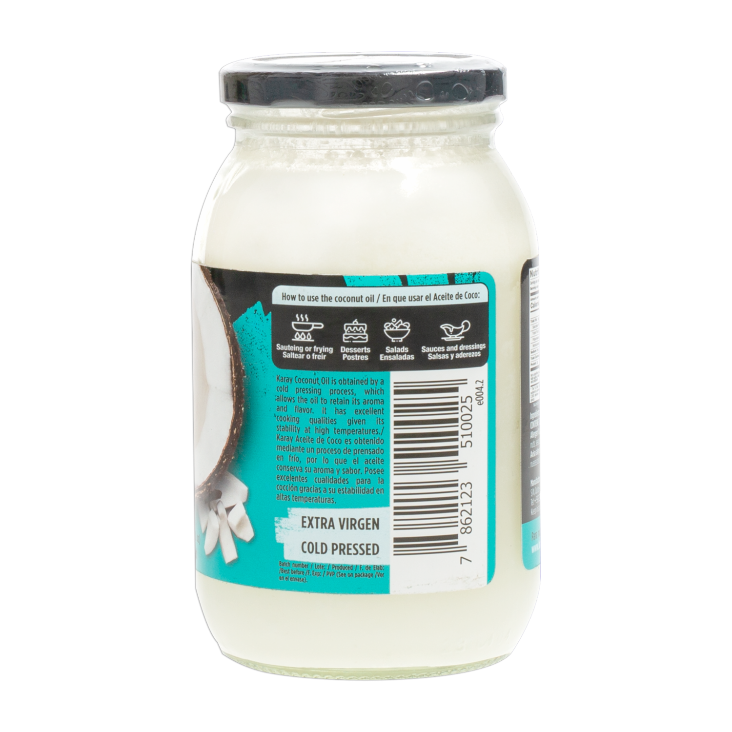 Aceite De Coco Extra Virgen KARAY 450 Ml