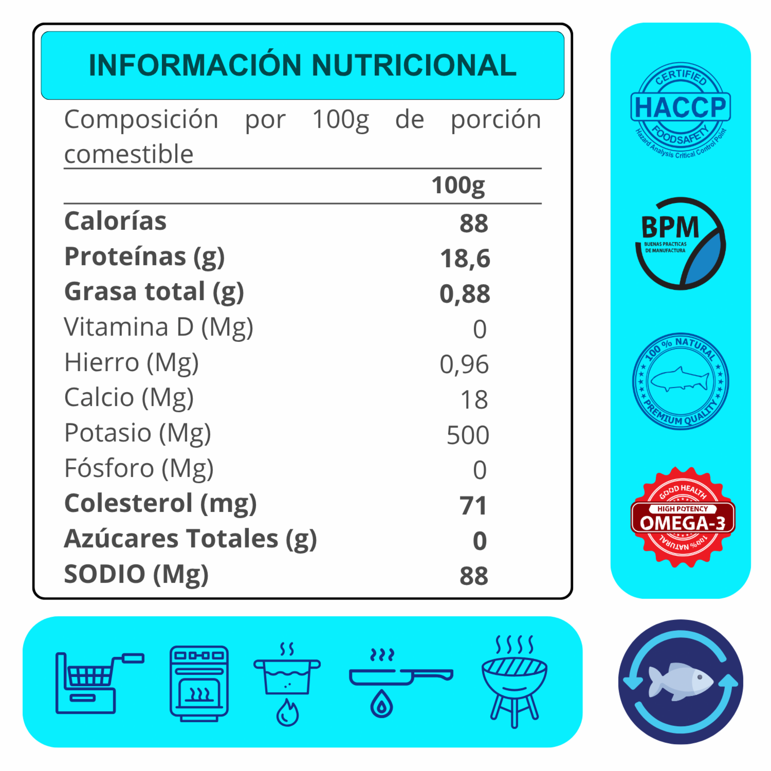 Pescado Dorado Sopas & Cazuelas SUPERFRESSCO 300 G