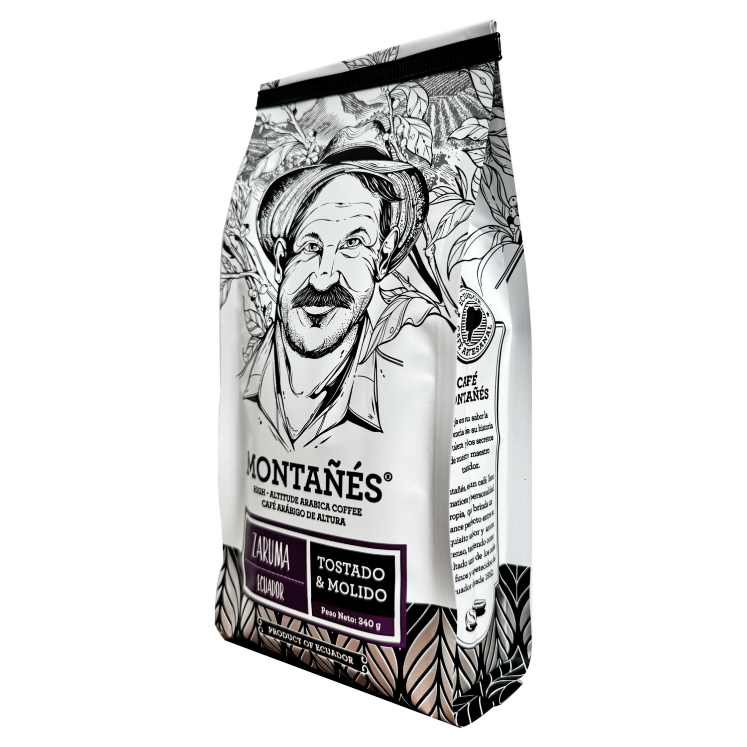 Café Tostado Y Molido Zaruma MONTAÑÉS 340 G