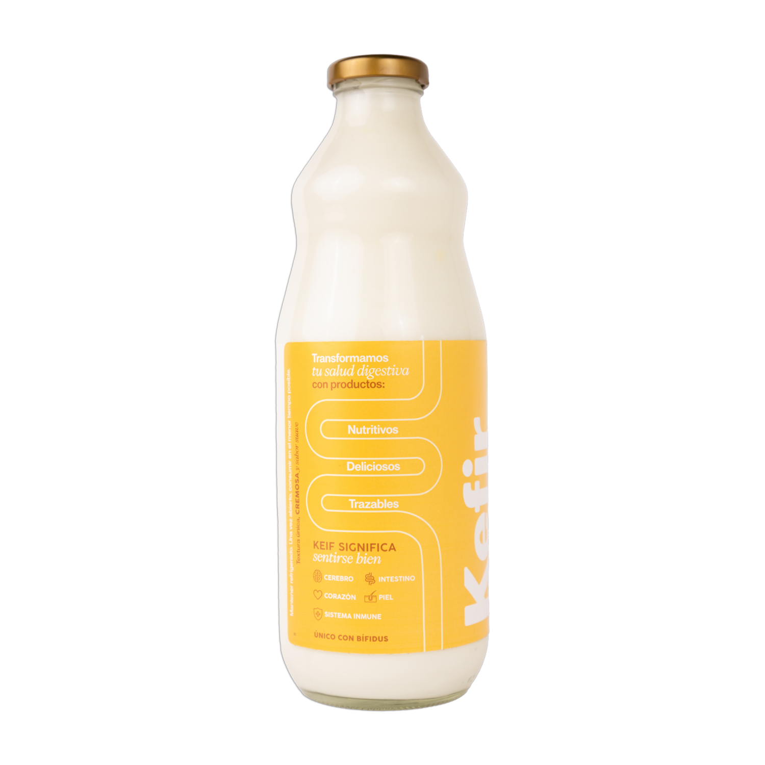 Kéfir Poder Probiótico Sabor Natural KEIF 1000 Ml