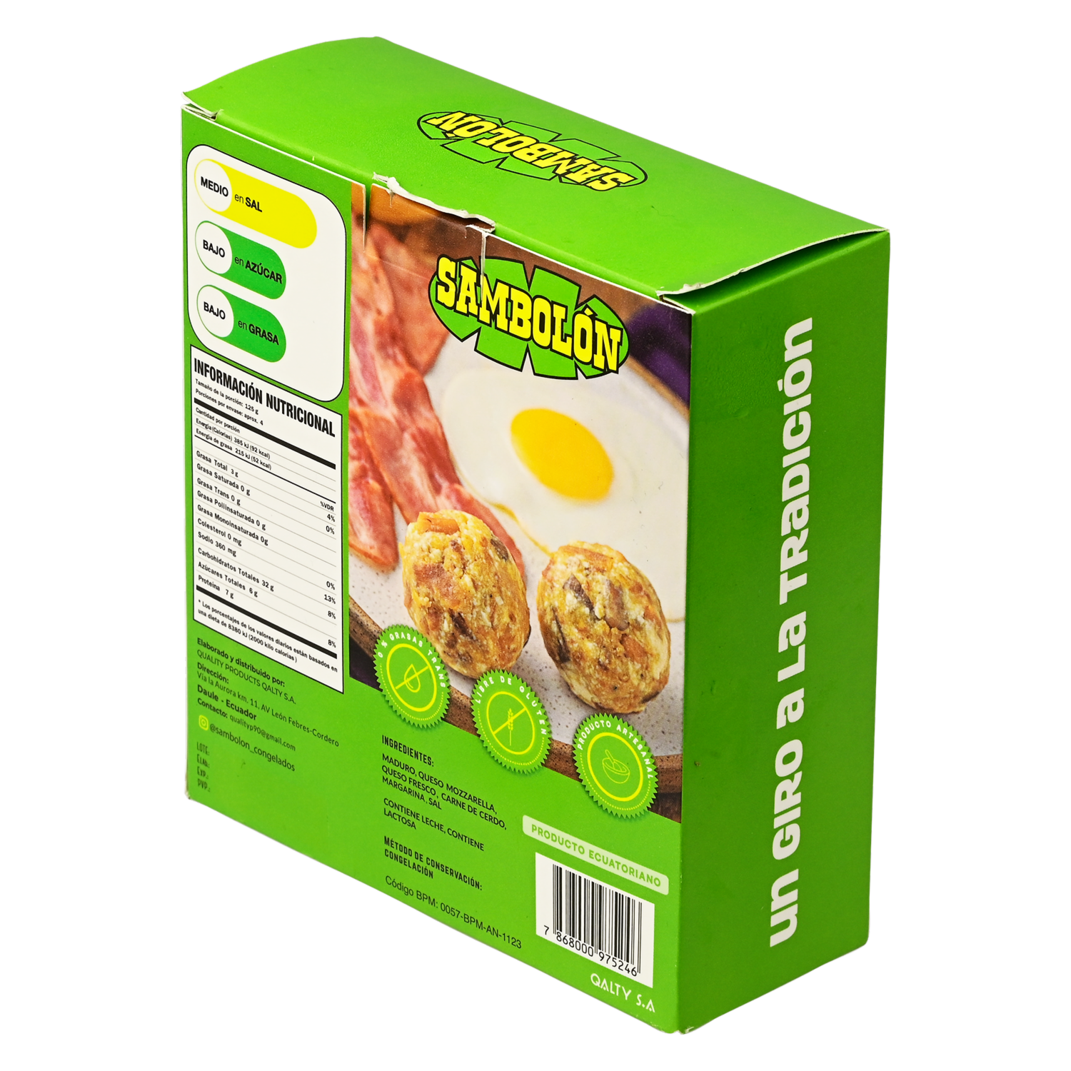 Bolón De Maduro Mixto SAMBOLÓN 500 G