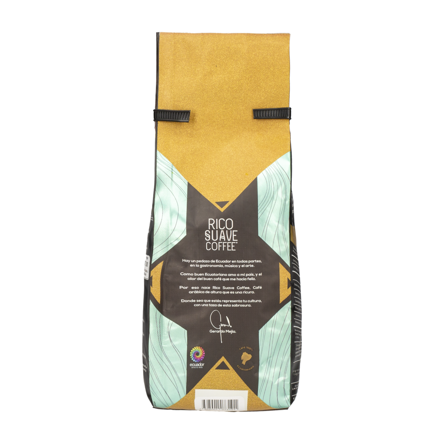 Café En Grano Arábigo Ecuatoriano De Altura RICO SUAVE 340 G