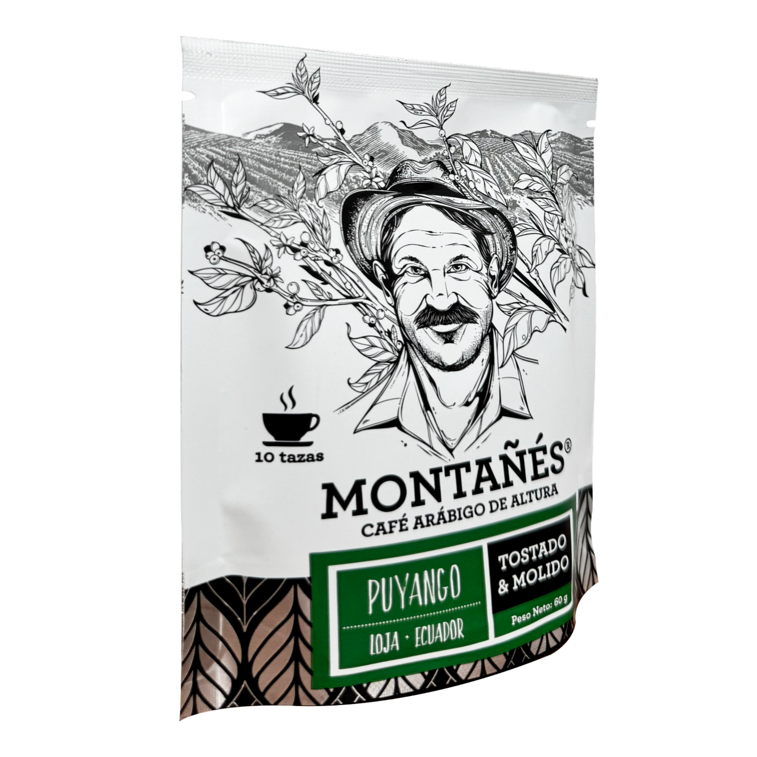 Café Tostado Y Molido Puyango MONTAÑÉS 60 G