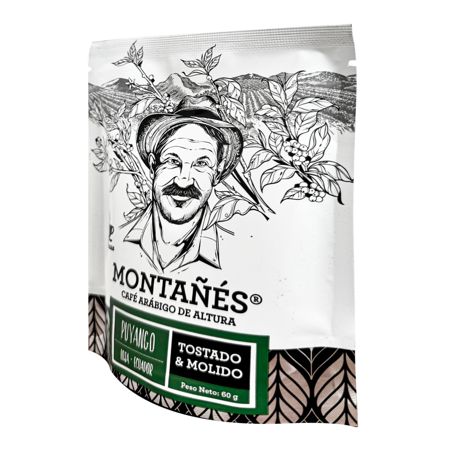 Café Tostado Y Molido Puyango MONTAÑÉS 60 G