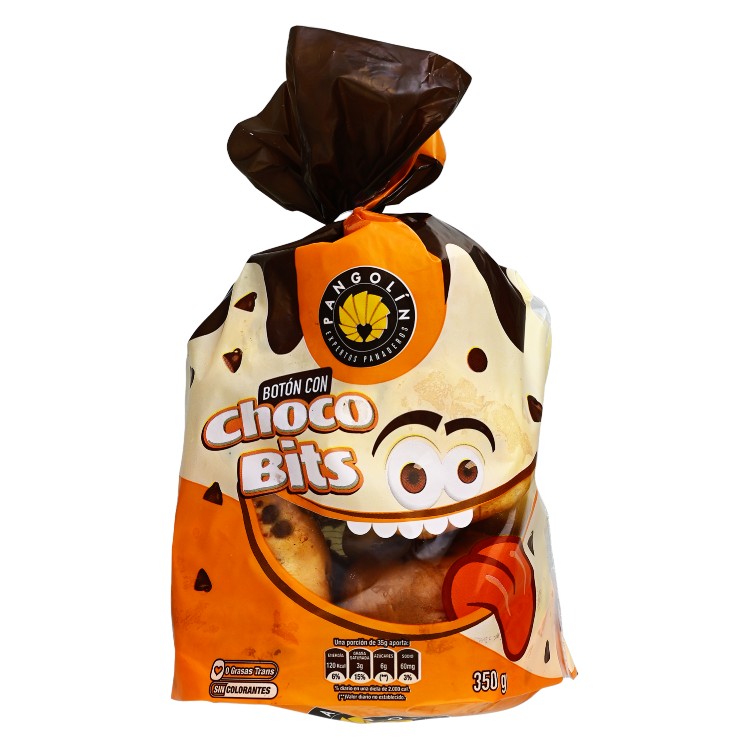 Botón Con Chocobits PANGOLÍN 350 G