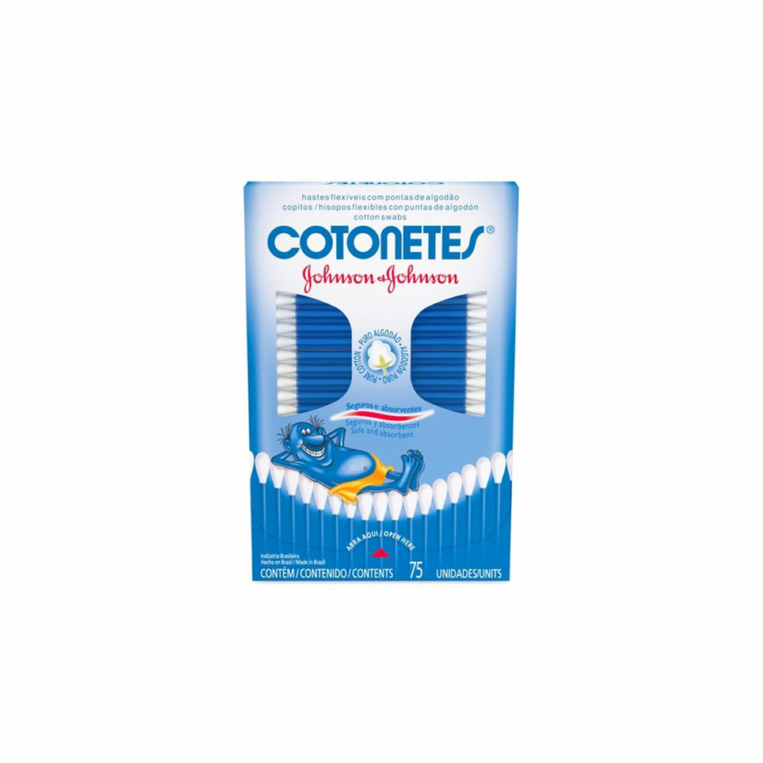 Cotonetes Seguros Y Absorventes JOHNSON & JOHNSON 75 U