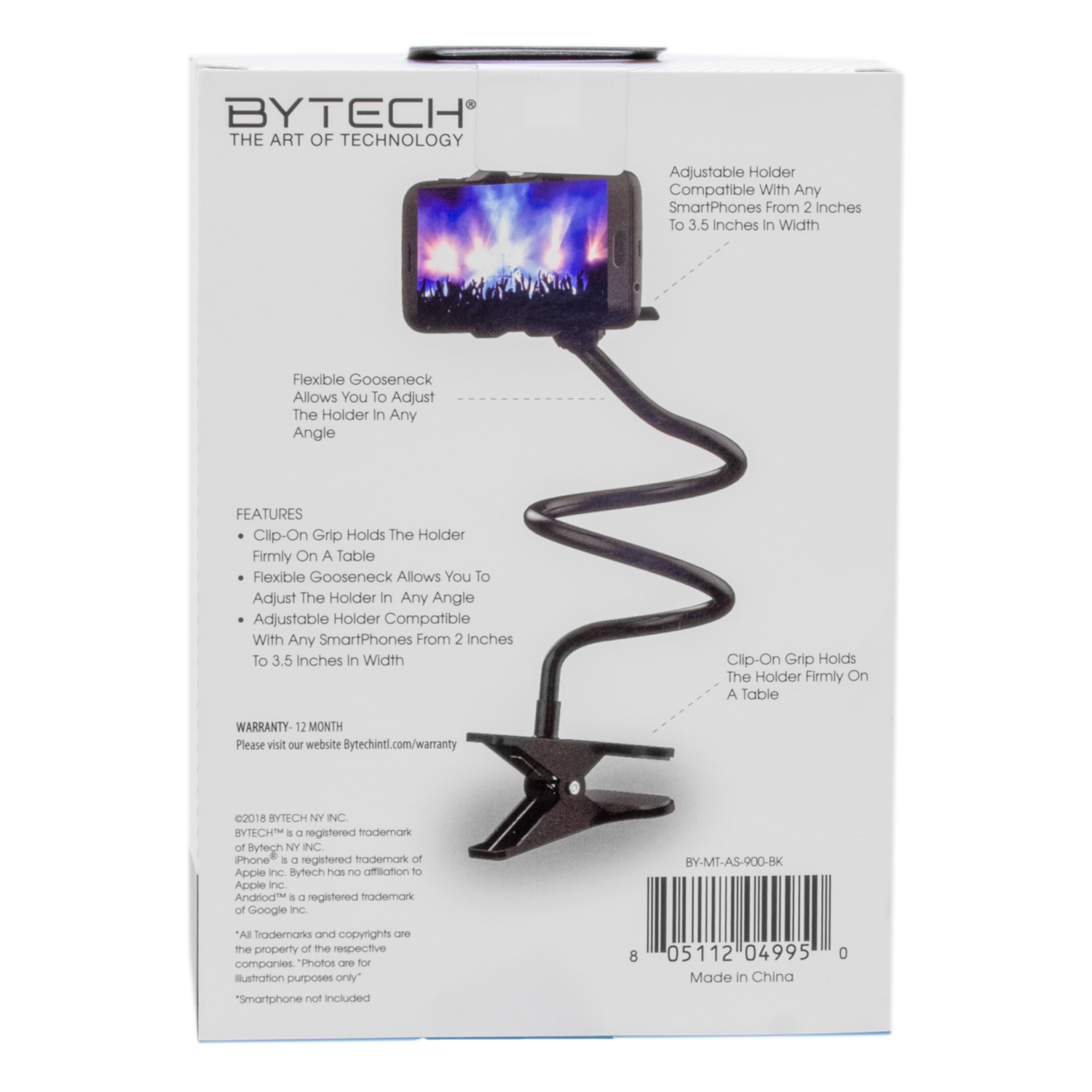 Soporte Para Teléfono Universal Flex BYTECH 3.5″