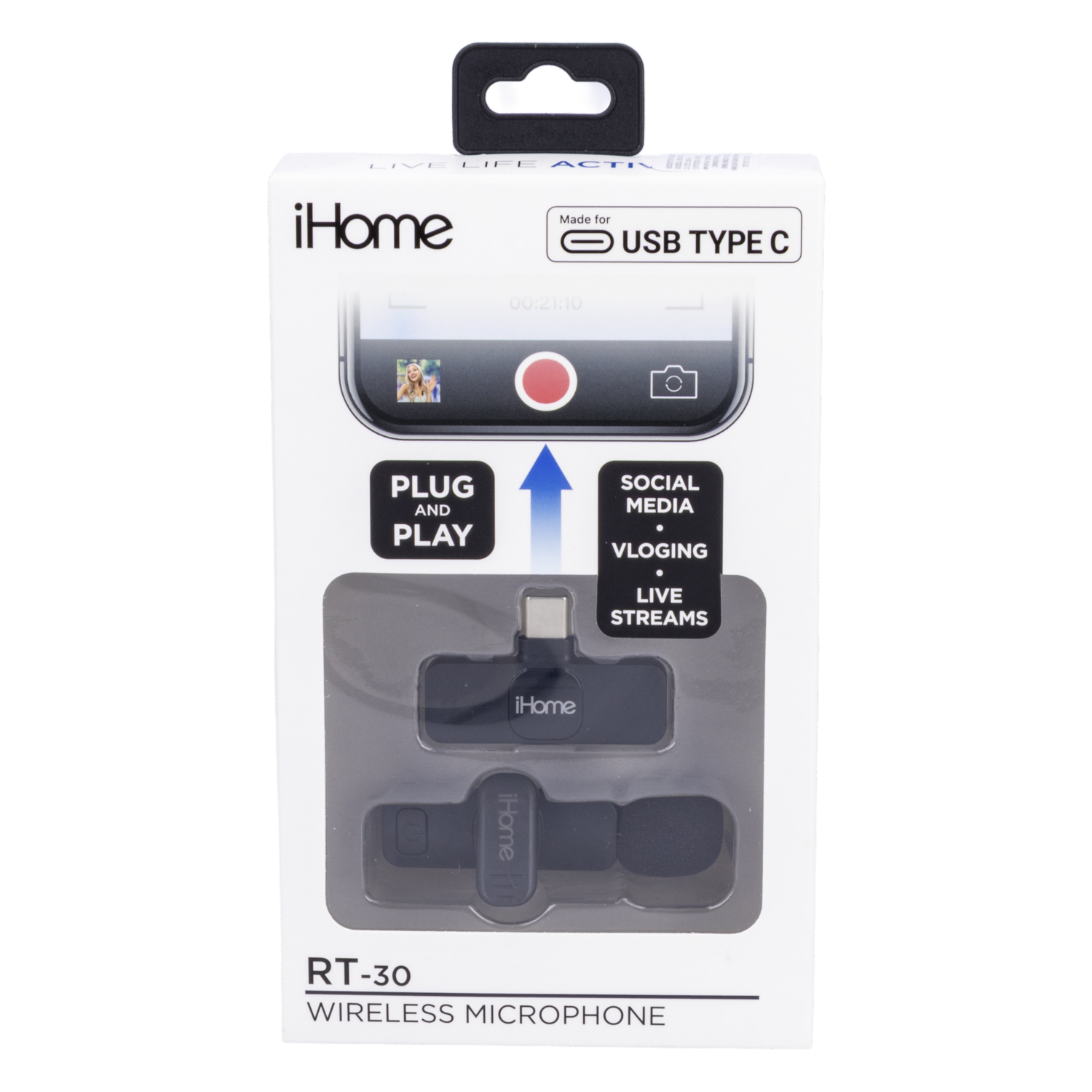 Micrófono Inalámbrico IHOME 2 Piezas
