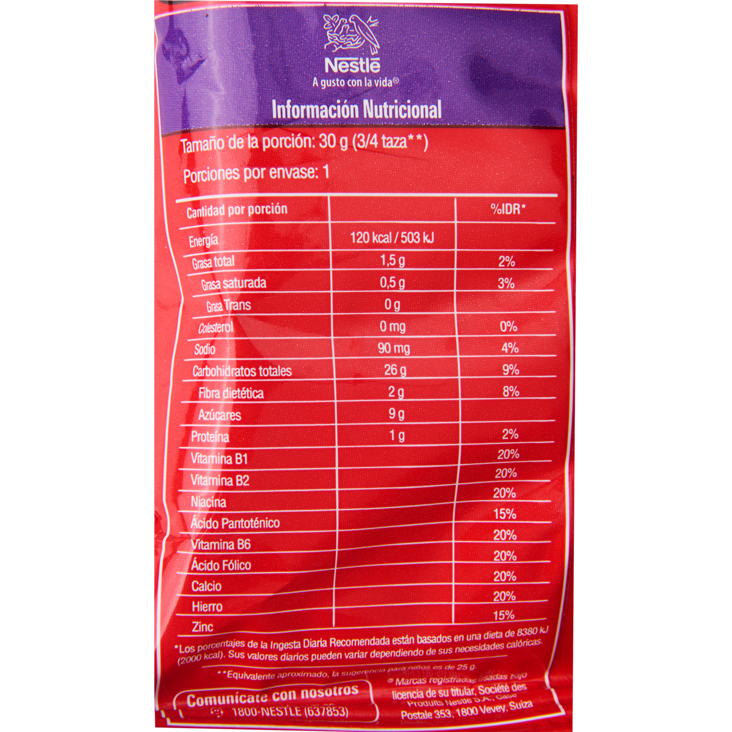 Cereal De Maíz Sabor A Frutas TRIX 30 G