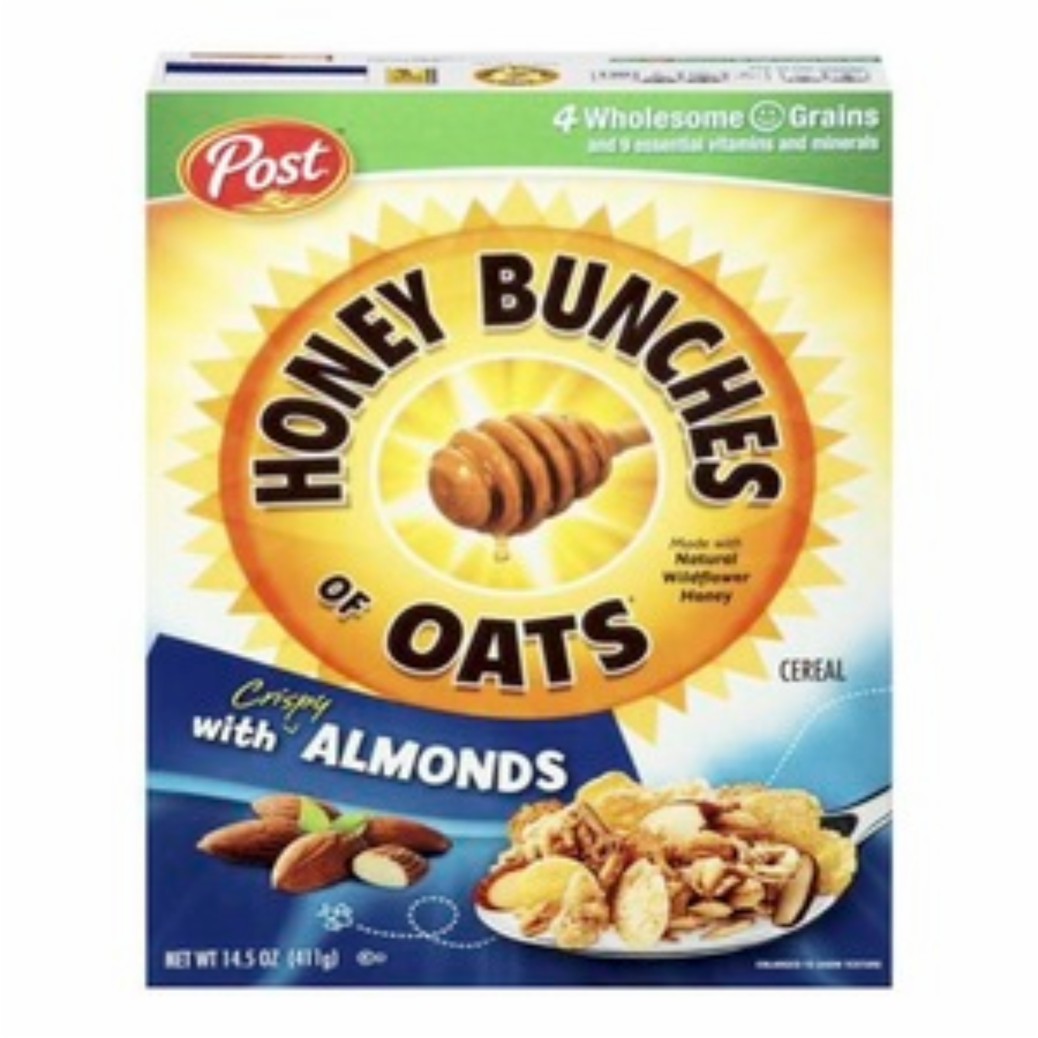 Cereal Bunches Almendras POST 411 G