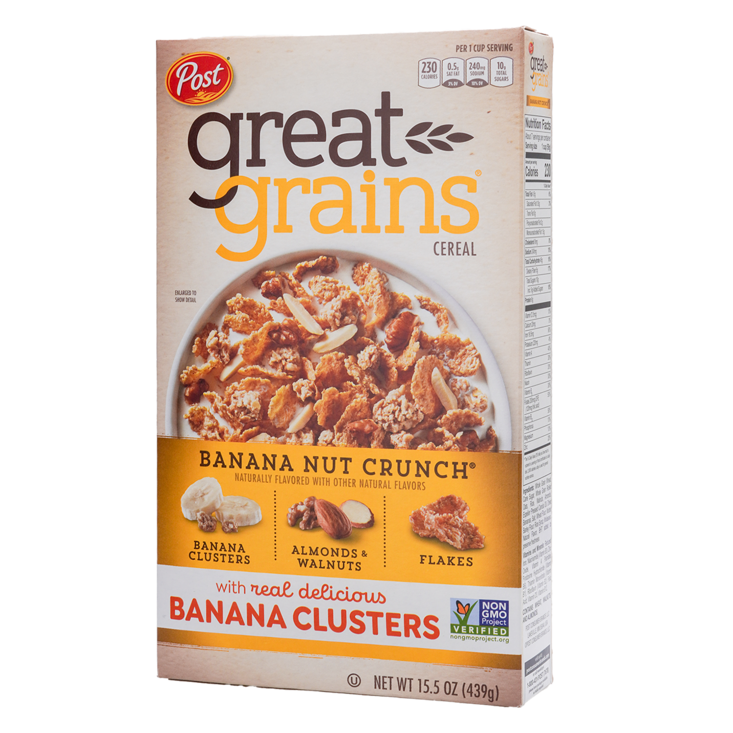 Cereal Crujiente Con Banana Y Nuez POST Caja