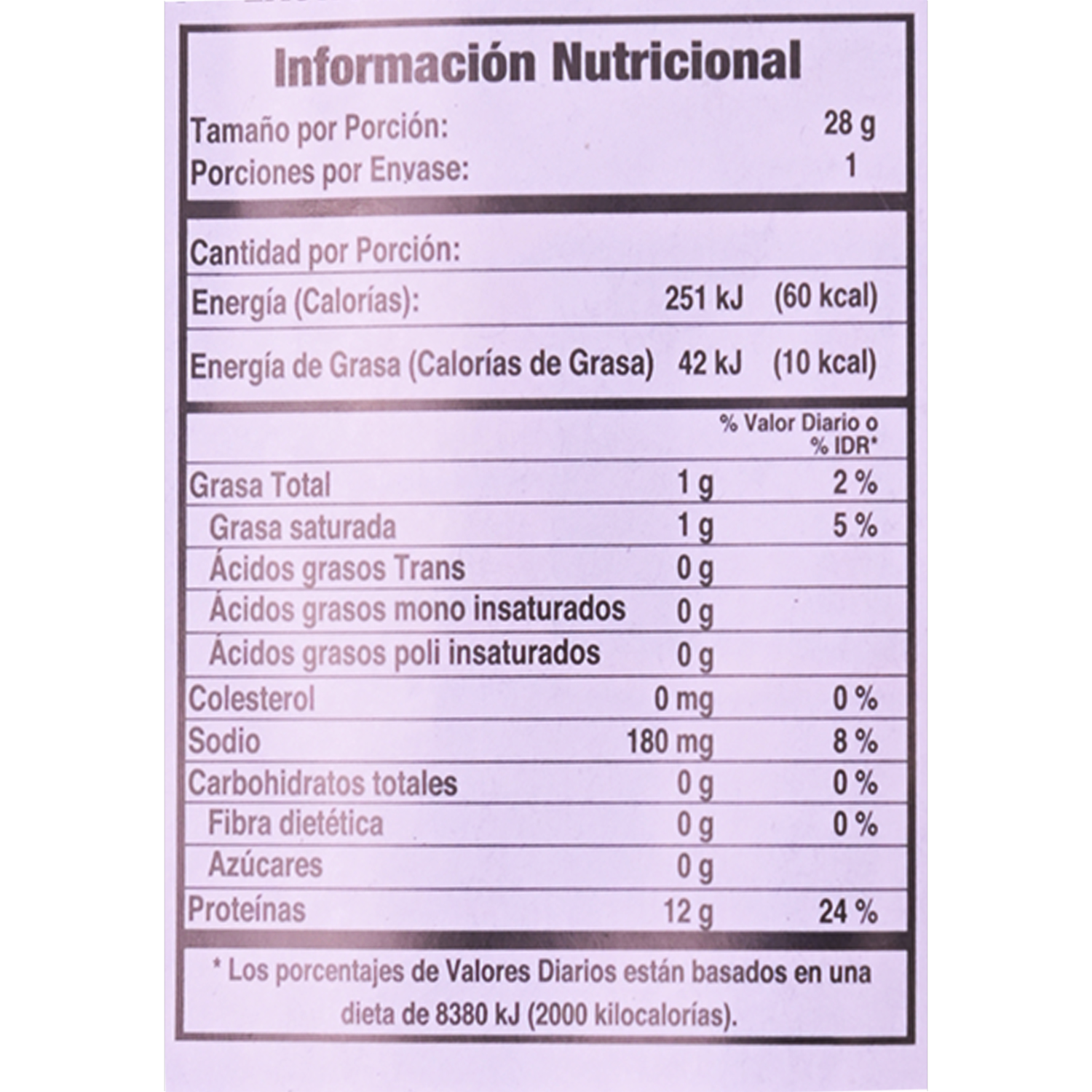 Laminas De Algas Deshidratadas EXOTIC FOOD 28 g