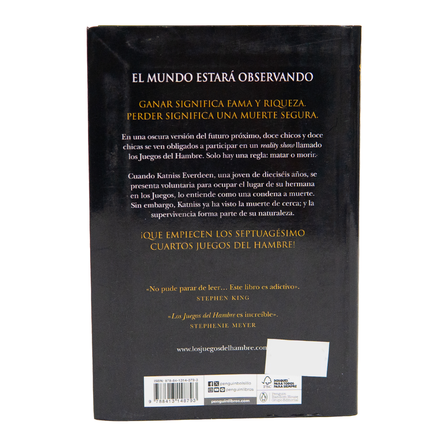 Libro Los Juegos Del Hambre Bolsillo PENGUIN 393 Páginas