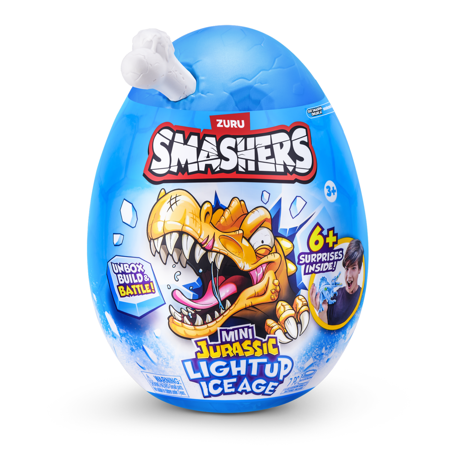 Mini Huevo Era Jurásica De Hielo SMASHERS 7 Piezas