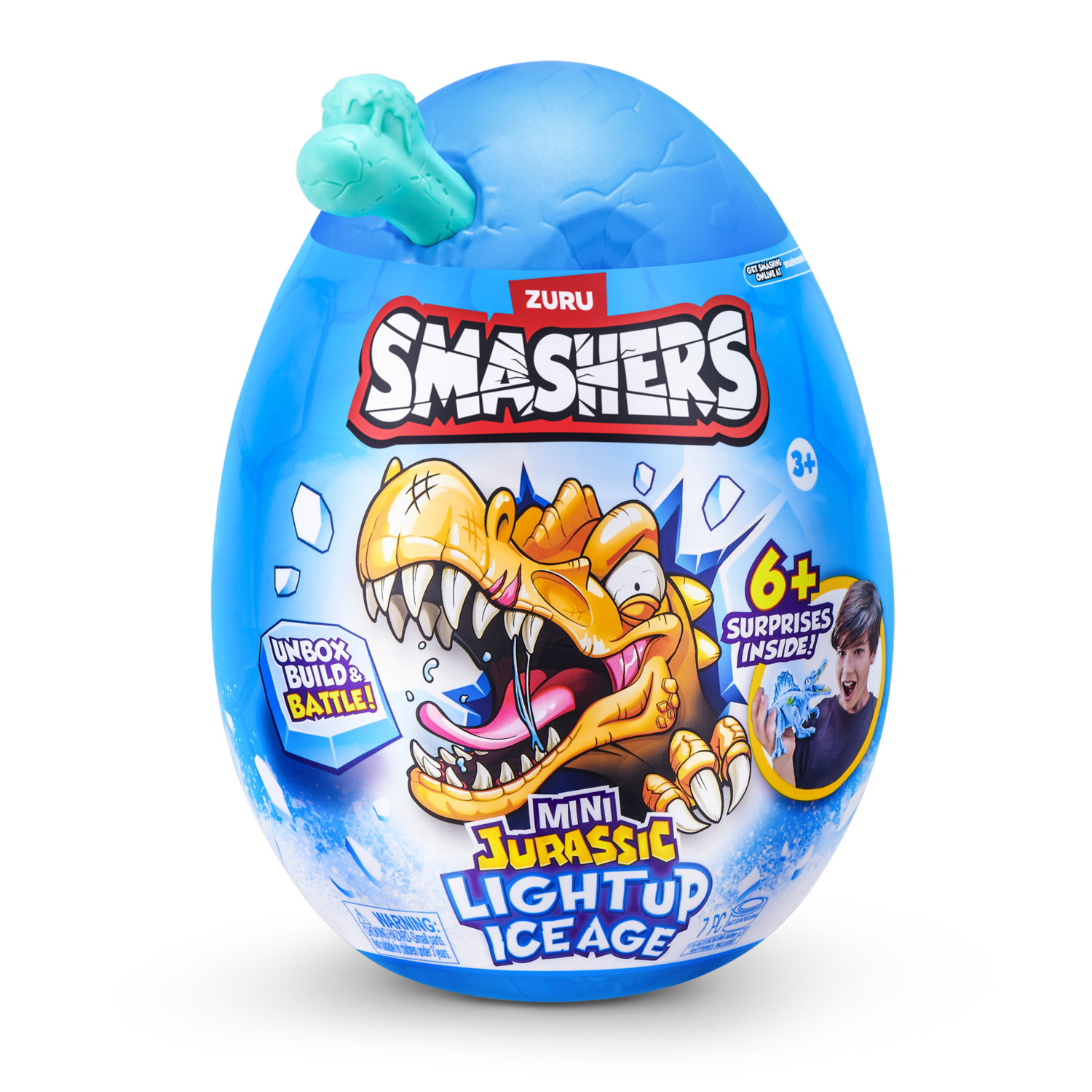 Mini Huevo Era Jurásica De Hielo SMASHERS 7 Piezas