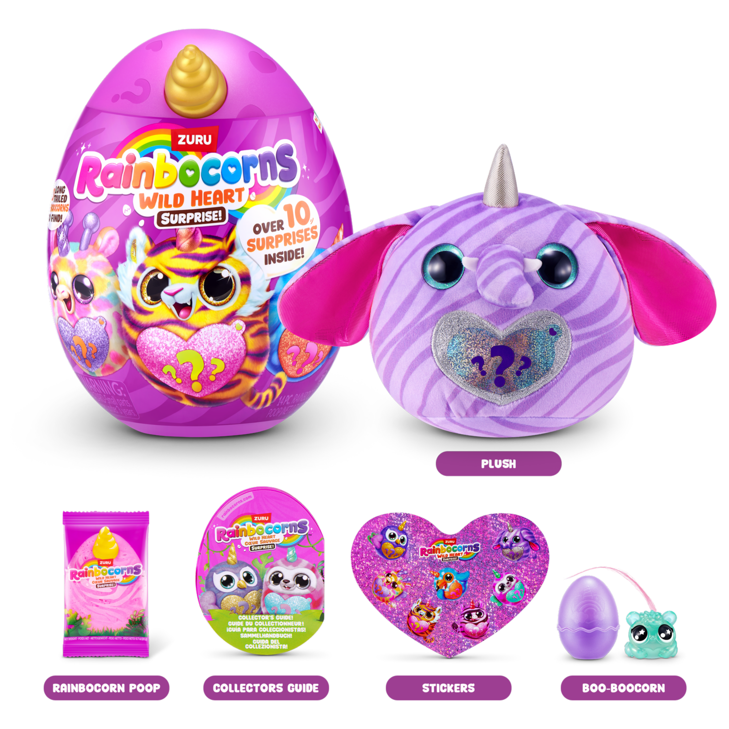 Huevo Corazón Salvaje RAINBOCORNS 14 Piezas