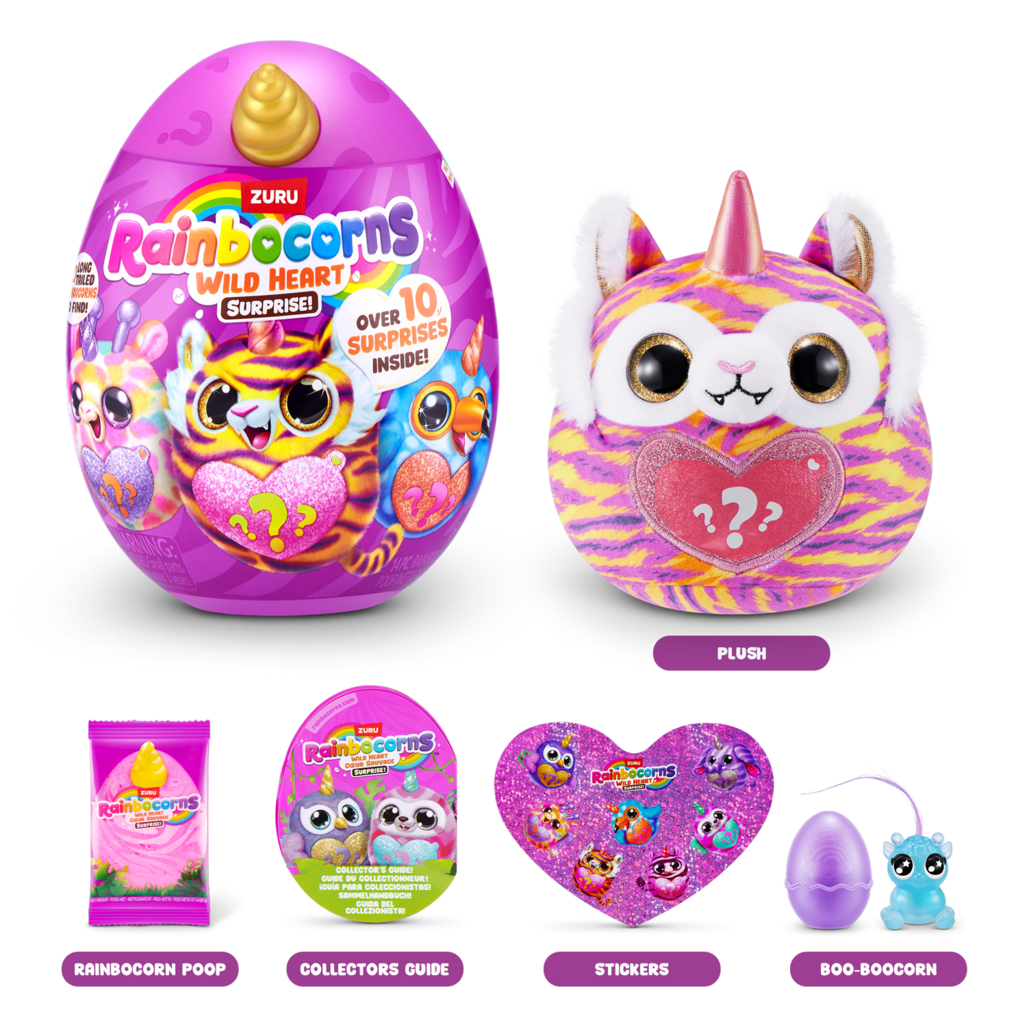 Huevo Corazón Salvaje RAINBOCORNS 14 Piezas