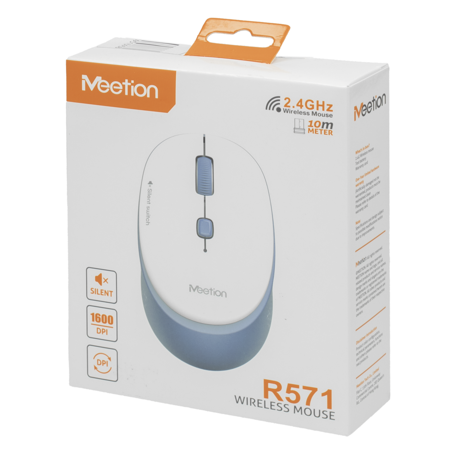 Mouse Silence Switch Celeste MEETION Inalámbricos