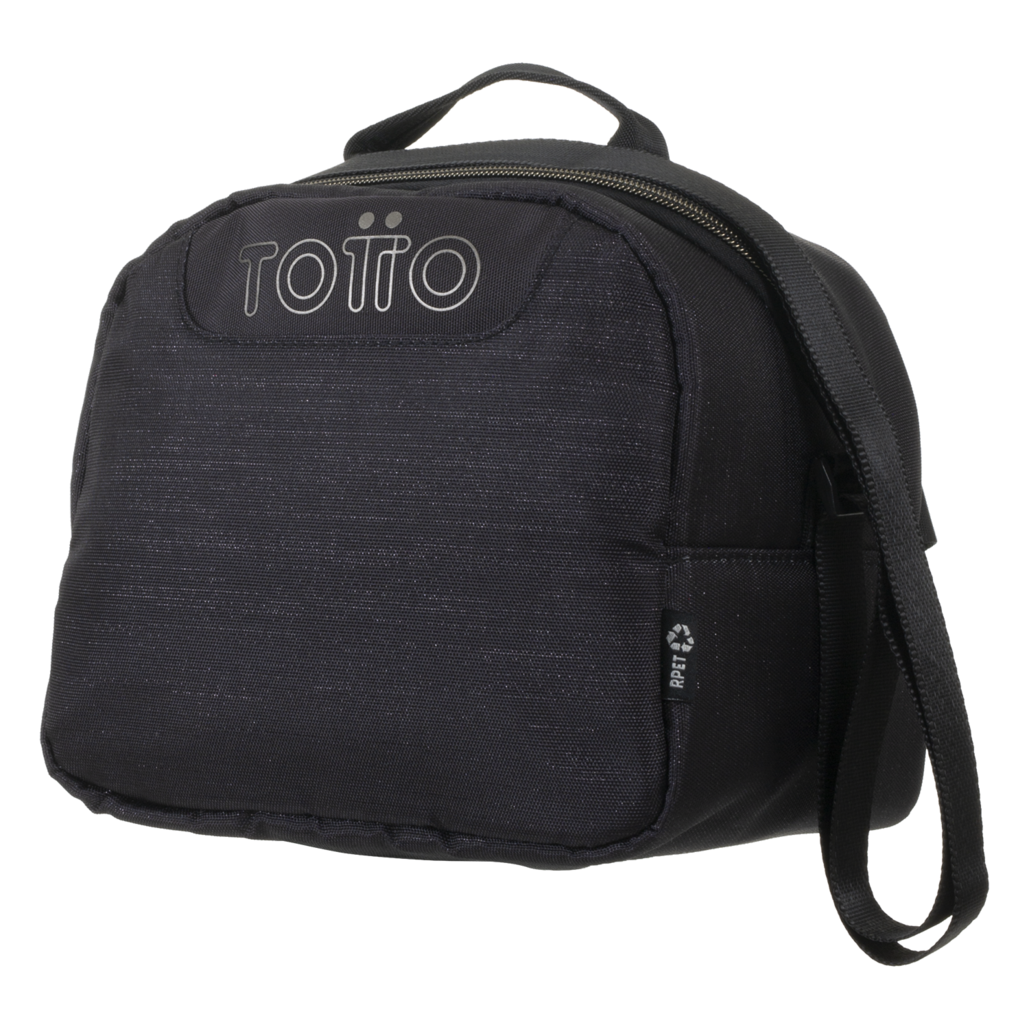 Lonchera Diseño  Borrador Neo Negro TOTTO Mediana