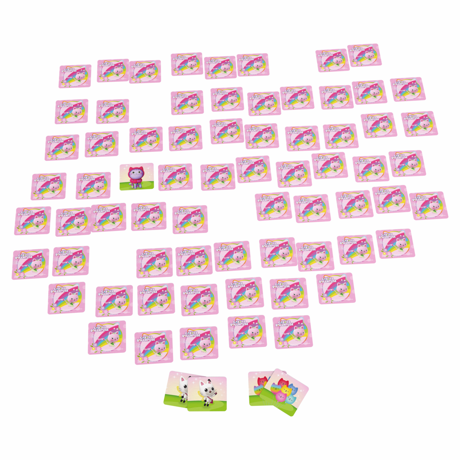 Juego De Memoria 72 Cartas GABBY’S DOLLHOUSE 2 – 4 Jugadores