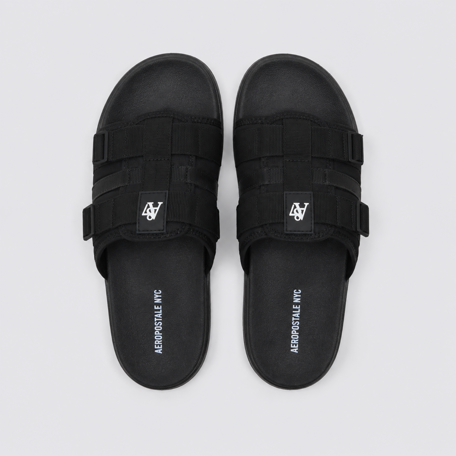 Sandalias De Playa Flat Doble Correa Ajustable AÉROPOSTALE