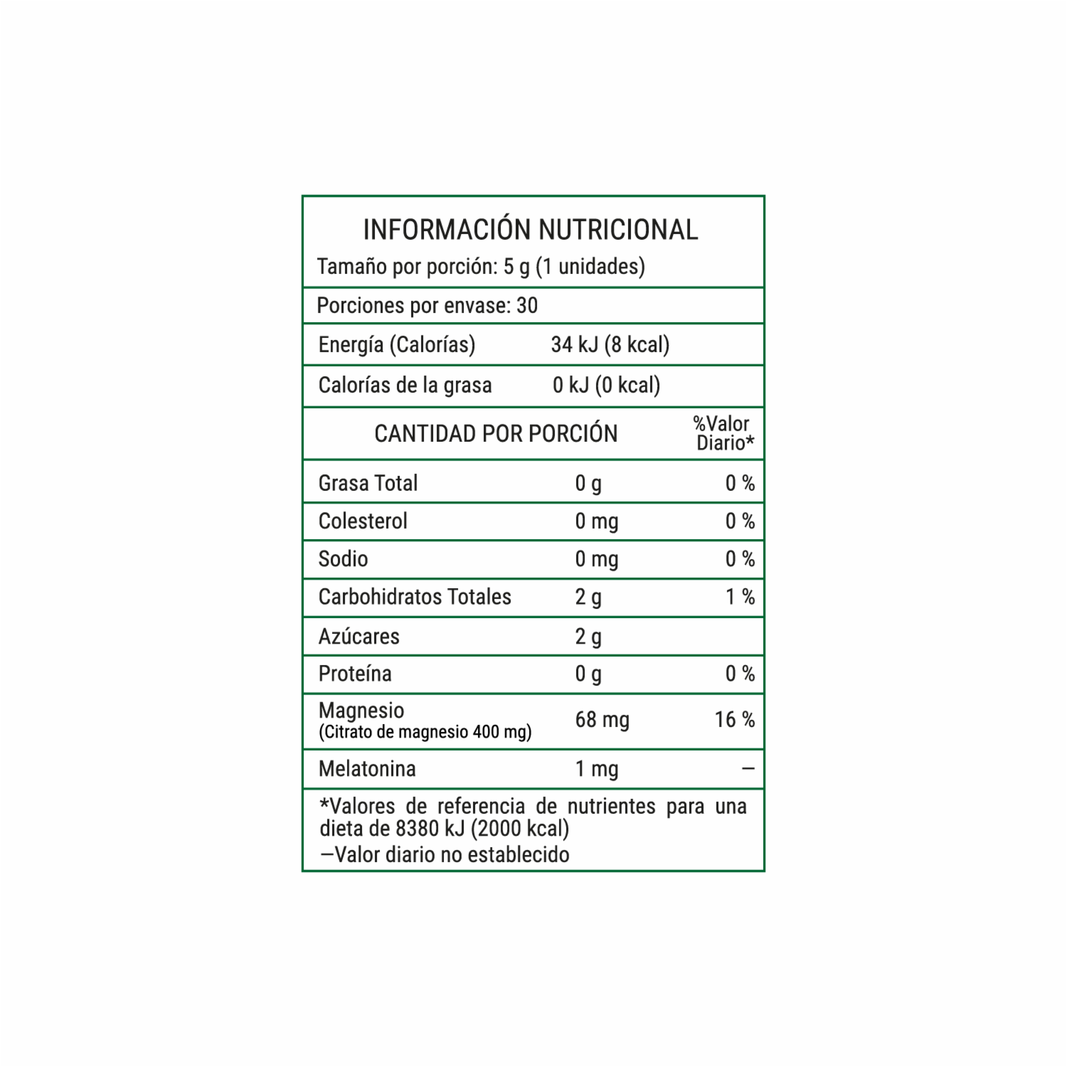 Melatonina Y Magnesio Sabor A Limón ESY 150 G