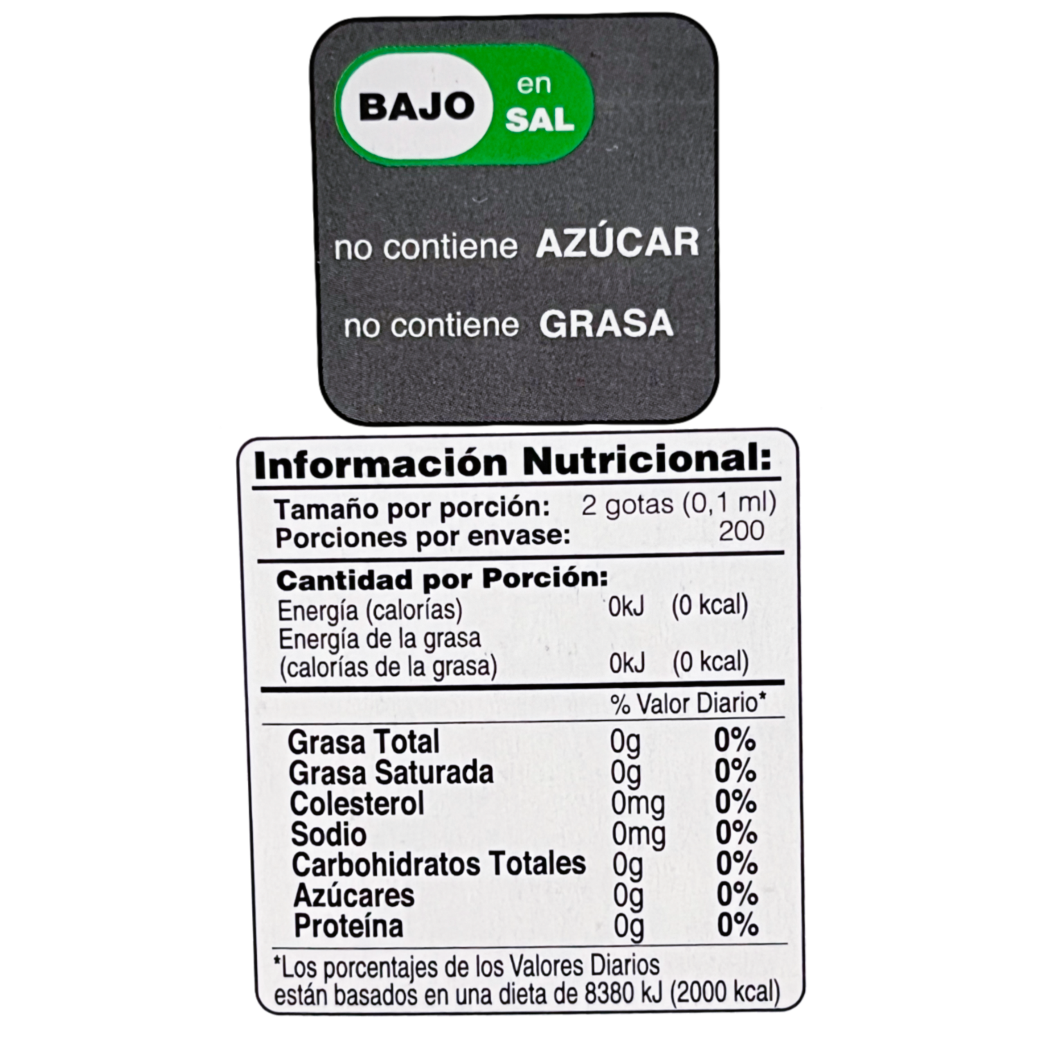 Edulcorante No Calórico Dietético GOTA LIGHT 400 Gotas 20 Ml