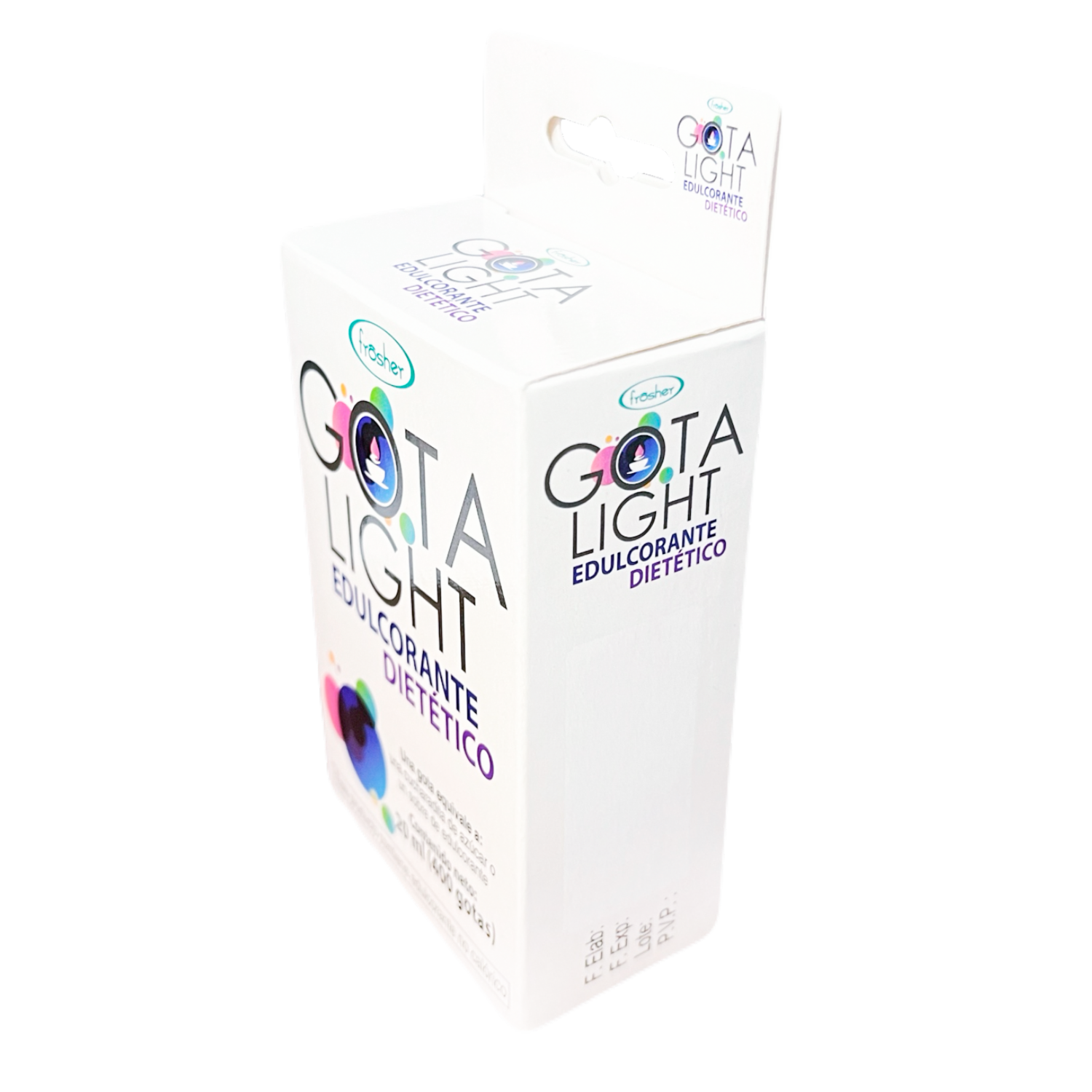 Edulcorante No Calórico Dietético GOTA LIGHT 400 Gotas 20 Ml