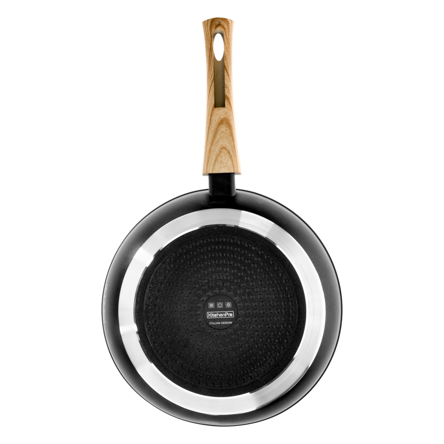 Sarten De Inducción Negro Mnago Removible KITCHENPRO 26 Cm