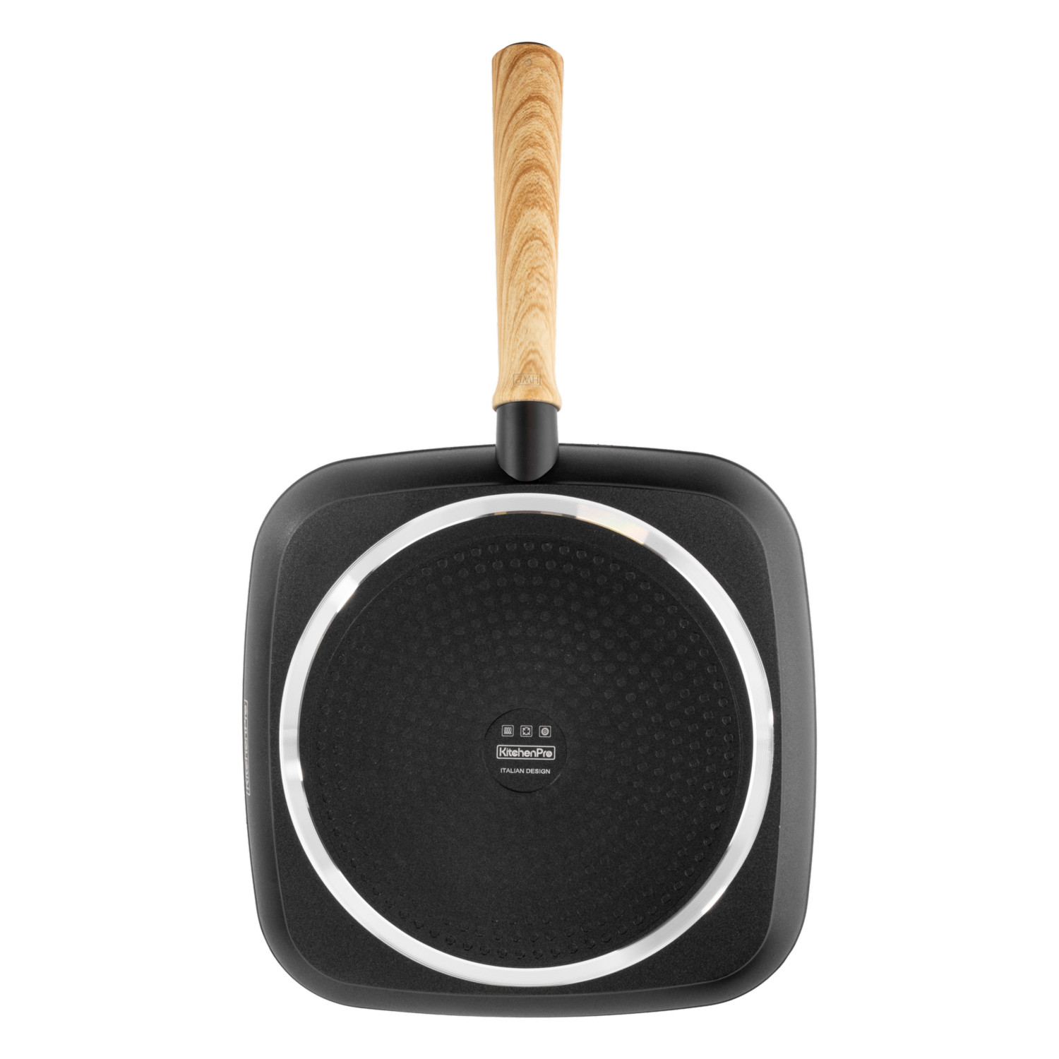 Sarten De Inducción Asador Cuadrado Gril KITCHENPRO 26 Cm