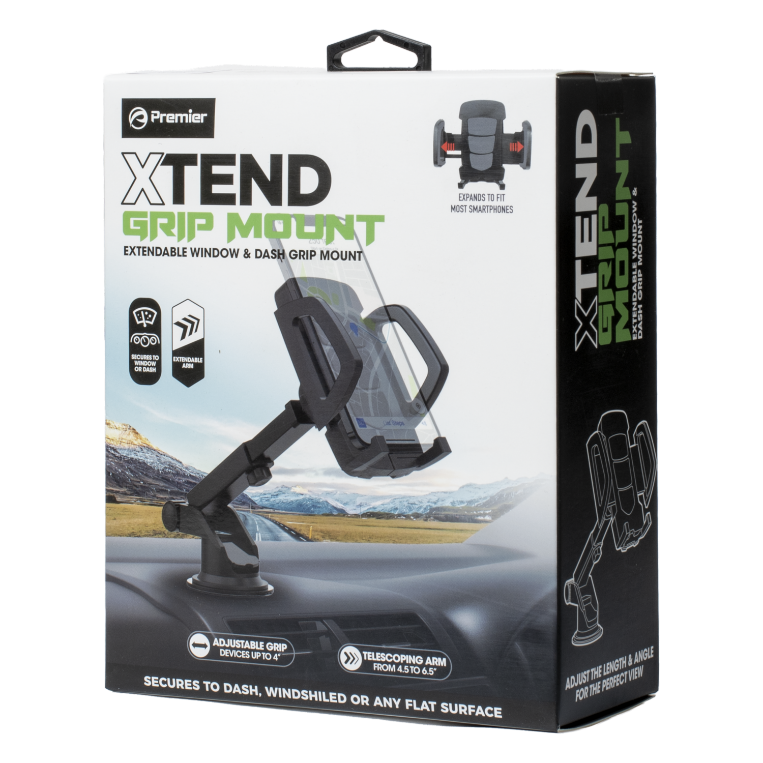 Soporte Para Celular Xtend Con Agarre Seguro Negro PREMIER Unidad