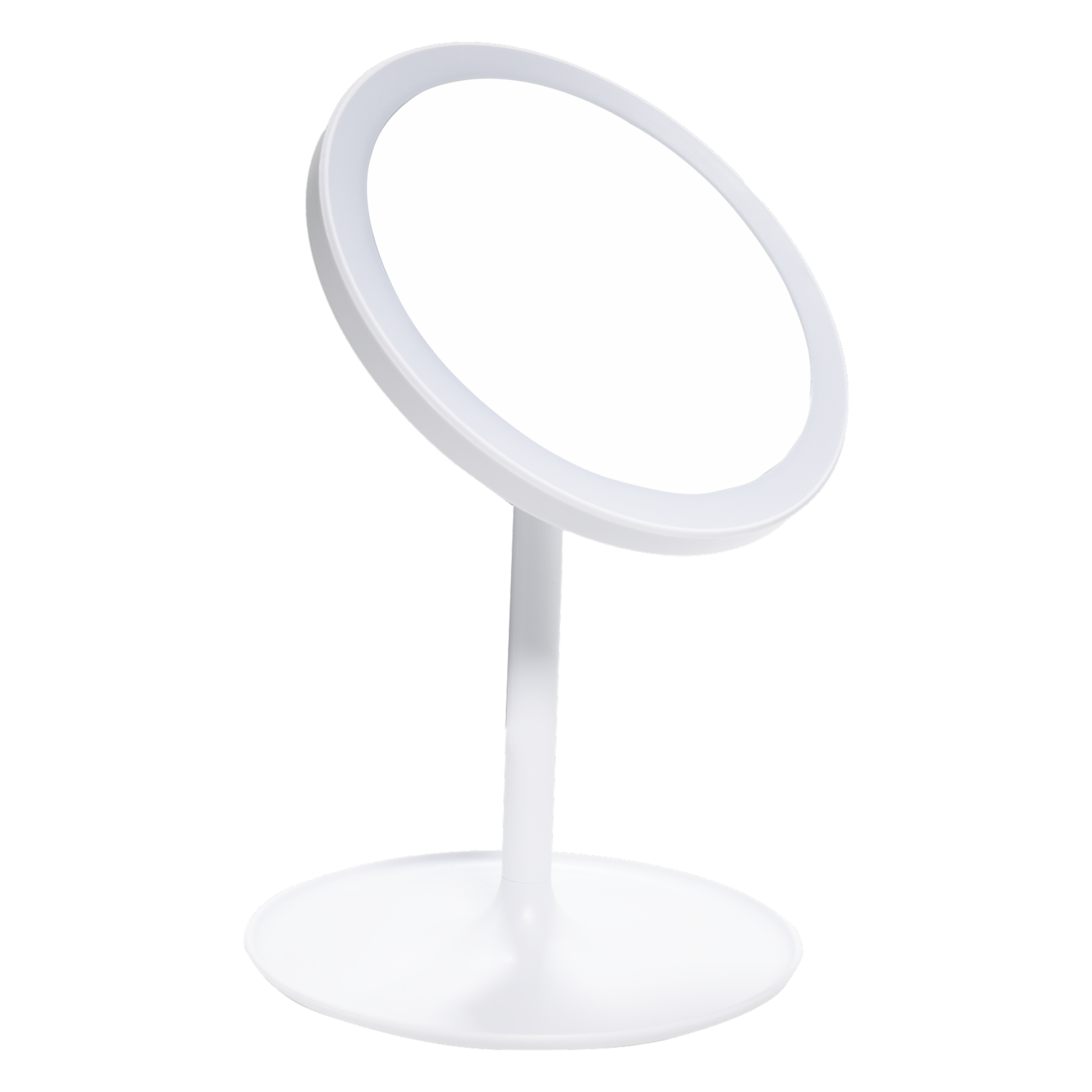 Espejo Redondo Con Luz Led Recargable FREE HOME 18X18X28.5 Cm