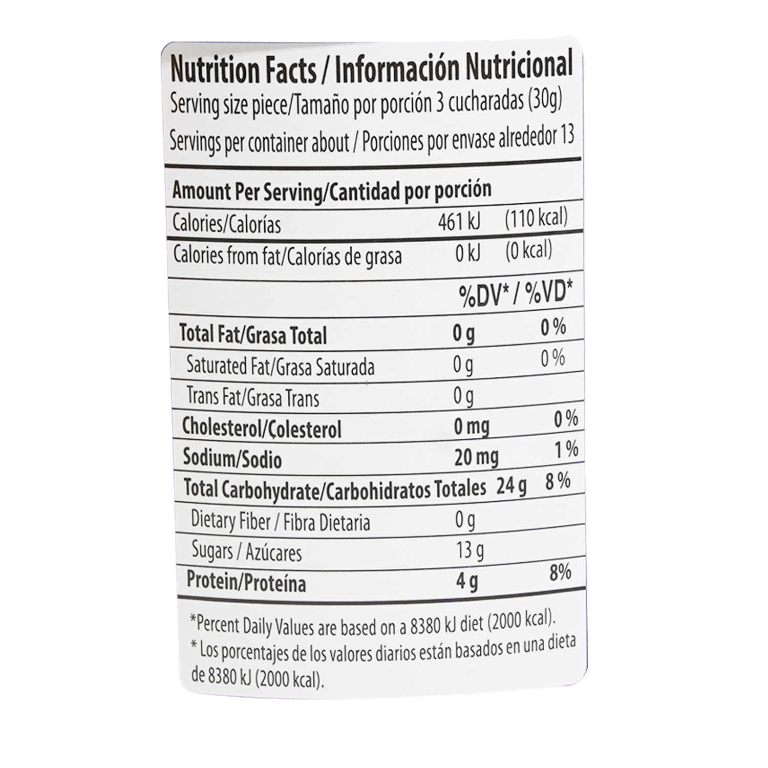 Soya En Polvo Azucarada ORIENTAL Funda